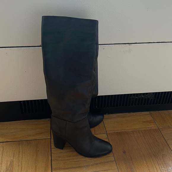 Schutz Lucienne Up Nappa Leather Boot - Black - NEW WITH BOX - Picture 2 of 5